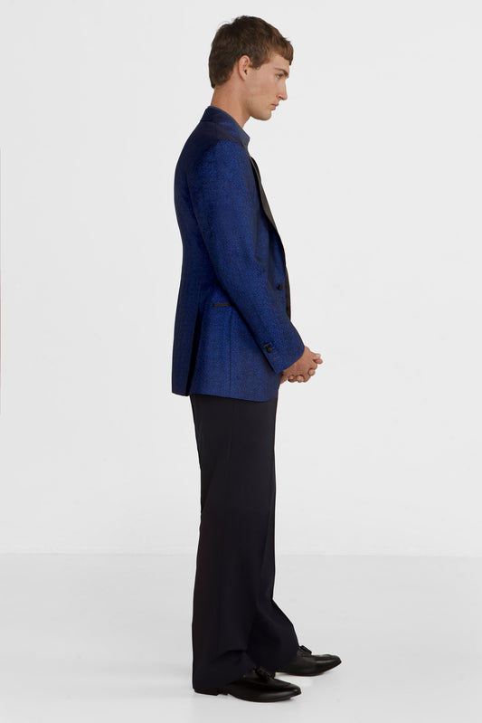 Sartorial tuxedo jacket in blue - 100 wool