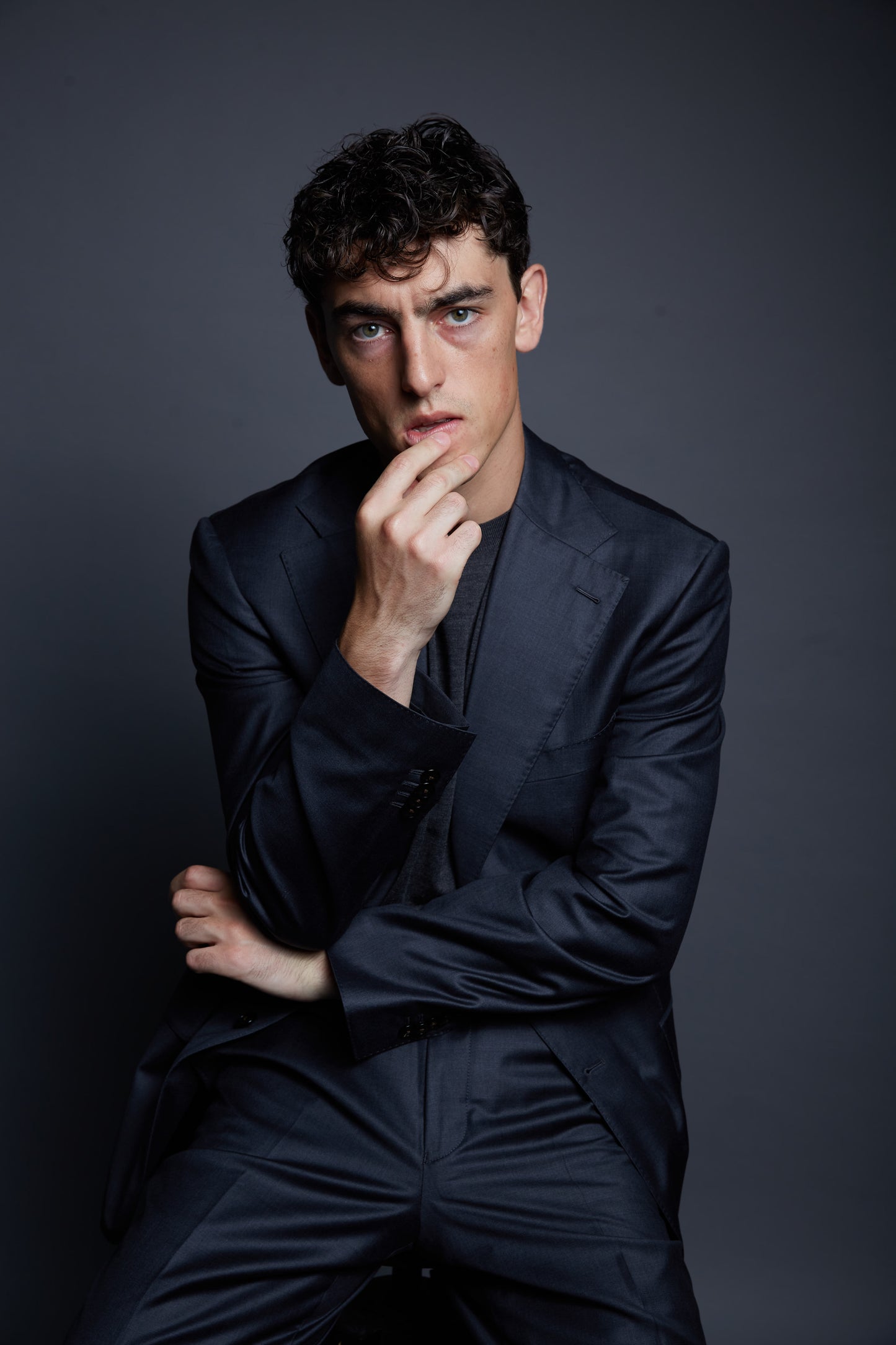 grey super120 suit